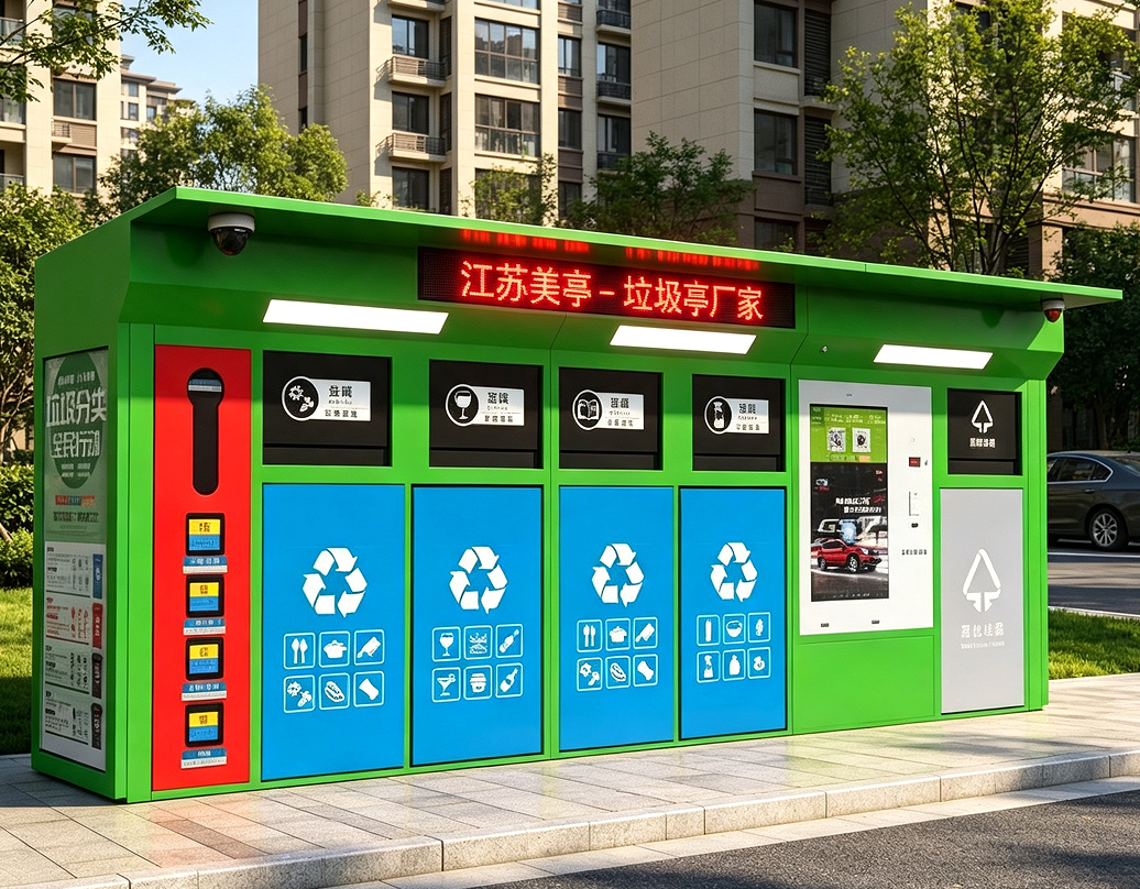 2026城市精细化改造升温!江苏美亭助力北京垃圾分类亭标准化升级建设